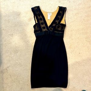 Classic Black Cocktail Dress - M.S.S.P. - Size Medium